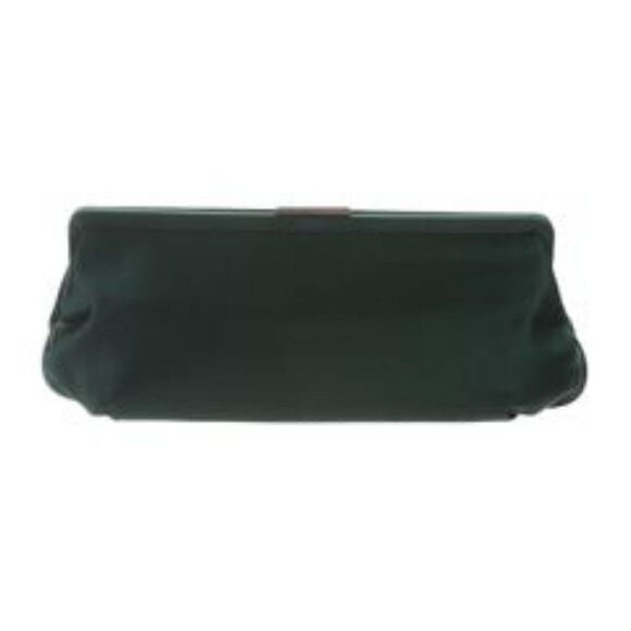 Tiffany & Co. Holly Satin Clutch - Green - EUC - Picture 1 of 16